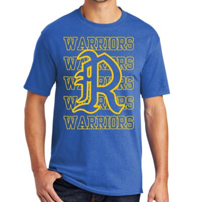 Warriors Script ADULT Yellow Thumbnail