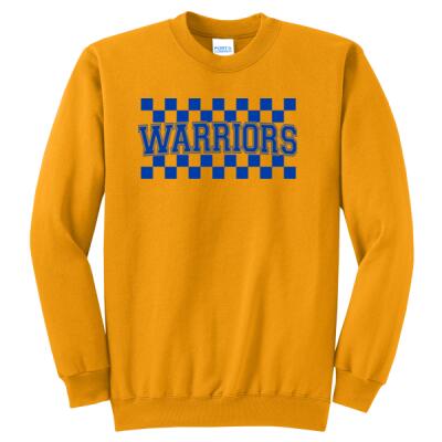 Warrior Adult Checkered Crew Thumbnail
