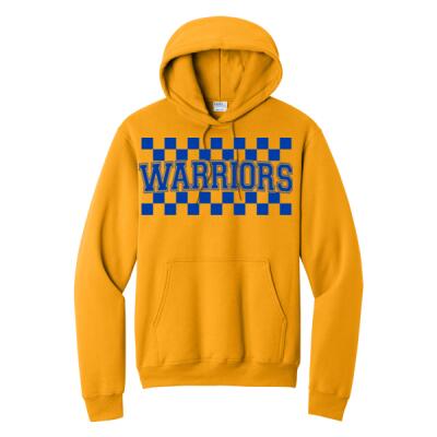 Warrior Adult Checkered Hoodie Thumbnail