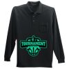 Long Sleeve Silk Touch Polo with Pocket Thumbnail