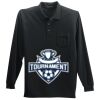 Long Sleeve Silk Touch Polo with Pocket Thumbnail