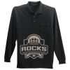 Long Sleeve Silk Touch Polo with Pocket Thumbnail