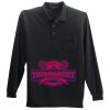 Long Sleeve Silk Touch Polo with Pocket Thumbnail