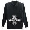 Long Sleeve Silk Touch Polo with Pocket Thumbnail