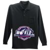 Long Sleeve Silk Touch Polo with Pocket Thumbnail