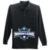 Long Sleeve Silk Touch Polo with Pocket Thumbnail