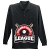 Long Sleeve Silk Touch Polo with Pocket Thumbnail