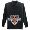 Long Sleeve Silk Touch Polo with Pocket Thumbnail