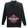 Long Sleeve Silk Touch Polo with Pocket Thumbnail