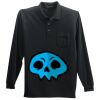 Long Sleeve Silk Touch Polo with Pocket Thumbnail
