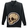 Long Sleeve Silk Touch Polo with Pocket Thumbnail