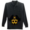 Long Sleeve Silk Touch Polo with Pocket Thumbnail