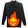 Long Sleeve Silk Touch Polo with Pocket Thumbnail