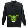 Long Sleeve Silk Touch Polo with Pocket Thumbnail