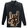 Long Sleeve Silk Touch Polo with Pocket Thumbnail