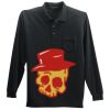 Long Sleeve Silk Touch Polo with Pocket Thumbnail