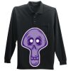 Long Sleeve Silk Touch Polo with Pocket Thumbnail