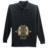 Long Sleeve Silk Touch Polo with Pocket Thumbnail