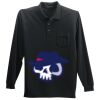 Long Sleeve Silk Touch Polo with Pocket Thumbnail