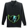 Long Sleeve Silk Touch Polo with Pocket Thumbnail