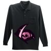 Long Sleeve Silk Touch Polo with Pocket Thumbnail