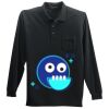 Long Sleeve Silk Touch Polo with Pocket Thumbnail