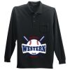 Long Sleeve Silk Touch Polo with Pocket Thumbnail