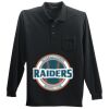 Long Sleeve Silk Touch Polo with Pocket Thumbnail