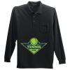Long Sleeve Silk Touch Polo with Pocket Thumbnail