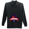 Long Sleeve Silk Touch Polo with Pocket Thumbnail