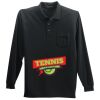 Long Sleeve Silk Touch Polo with Pocket Thumbnail