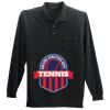 Long Sleeve Silk Touch Polo with Pocket Thumbnail