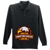 Long Sleeve Silk Touch Polo with Pocket Thumbnail