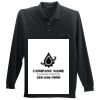 Long Sleeve Silk Touch Polo with Pocket Thumbnail