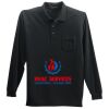 Long Sleeve Silk Touch Polo with Pocket Thumbnail
