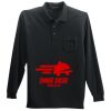 Long Sleeve Silk Touch Polo with Pocket Thumbnail