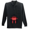 Long Sleeve Silk Touch Polo with Pocket Thumbnail