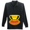 Long Sleeve Silk Touch Polo with Pocket Thumbnail