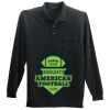 Long Sleeve Silk Touch Polo with Pocket Thumbnail