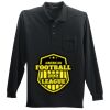 Long Sleeve Silk Touch Polo with Pocket Thumbnail