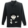 Long Sleeve Silk Touch Polo with Pocket Thumbnail
