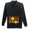 Long Sleeve Silk Touch Polo with Pocket Thumbnail