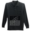 Long Sleeve Silk Touch Polo with Pocket Thumbnail