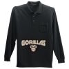 Long Sleeve Silk Touch Polo with Pocket Thumbnail