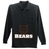 Long Sleeve Silk Touch Polo with Pocket Thumbnail