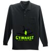 Long Sleeve Silk Touch Polo with Pocket Thumbnail