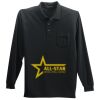 Long Sleeve Silk Touch Polo with Pocket Thumbnail