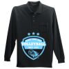 Long Sleeve Silk Touch Polo with Pocket Thumbnail