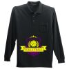 Long Sleeve Silk Touch Polo with Pocket Thumbnail