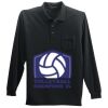 Long Sleeve Silk Touch Polo with Pocket Thumbnail